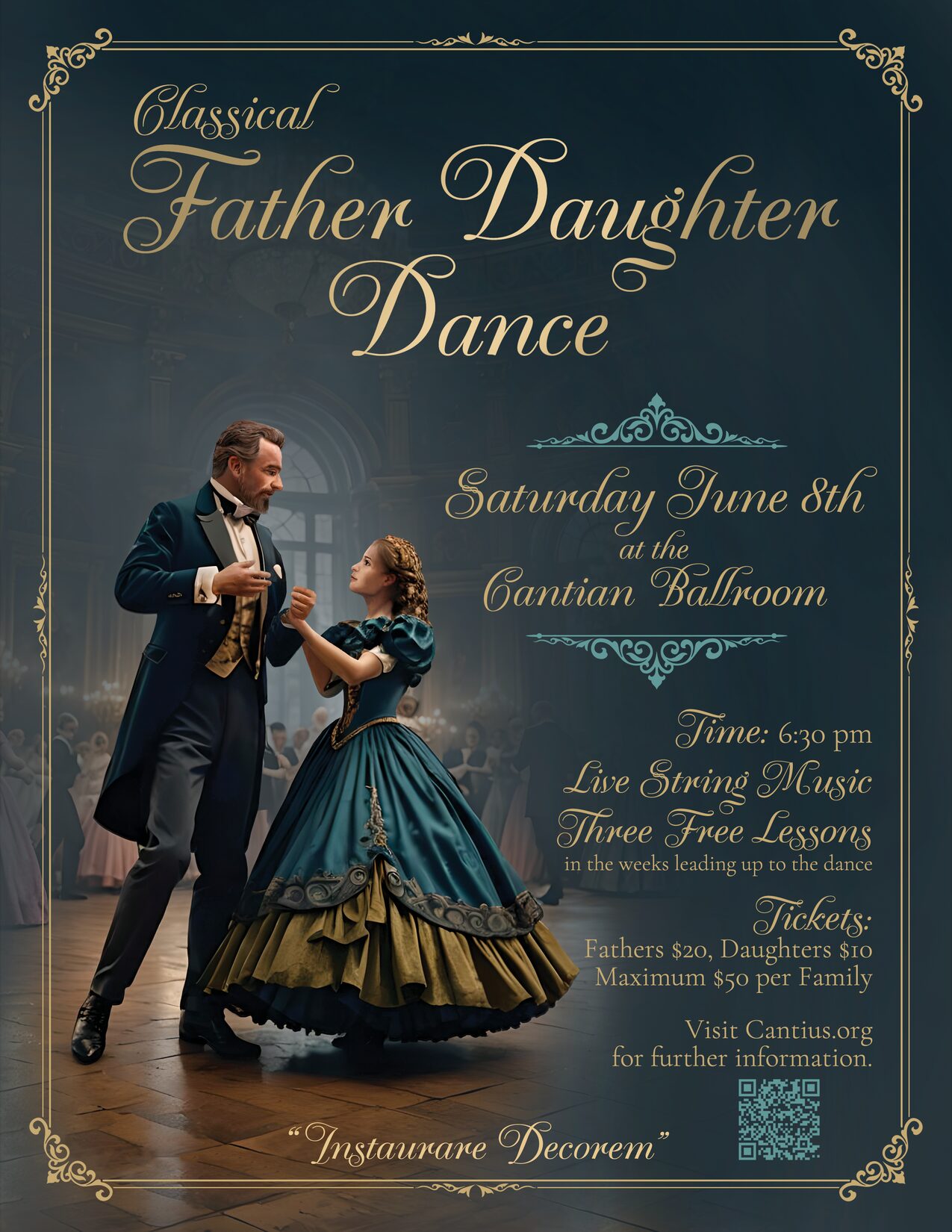 1st Classical Father-Daughter Dance in Chicago, 2024